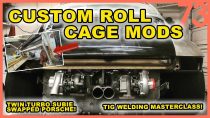 MASTERCLASS de soudage TIG – Mods de cage de roulement à la construction de Blasphème échangée Subaru Porsche, Ep. 73