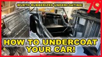 Mode d’emploi: Sous-couche d’une voiture / Utilisation de la Sous-couche de construction élevée Wurth sur la Porsche | Ep échangée Subaru. 79