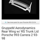 Vous cherchez à acheter une aile de style rwb quelqu'un sait où je peux trouver une réplique ou quelque chose de similaire mon plan est de moderniser une aile rwb et des ailes sur un mr2 spyder toute aide serait appréciée